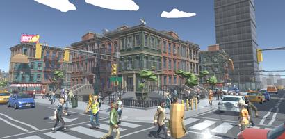 Pixel City: Open World Sandbox постер