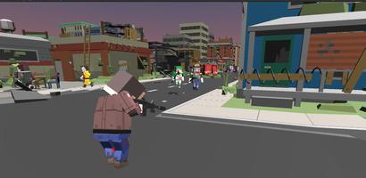 Pixel Wars Mafia: Open World 3D Pixel Craft Gun скриншот 1