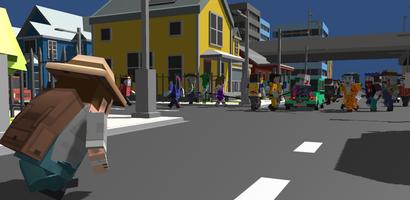 Pixel Gun Mafia: Open World 3D Pixel Craft Gun постер