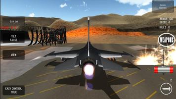 Jet Plane 3D Flying Simulator Ekran Görüntüsü 2