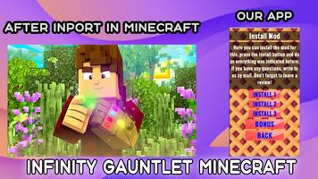 Infinity Gauntlet Mod MCPE captura de pantalla 1