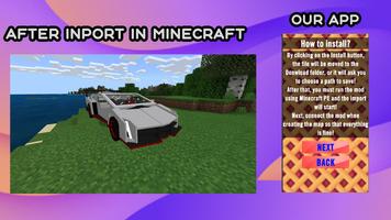 Poster Lambo Cars Mod Minecraft PE