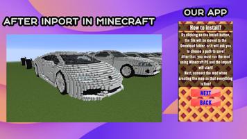 1 Schermata Lambo Cars Mod Minecraft PE