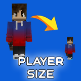 Player Size Mod for Minecraft Zeichen