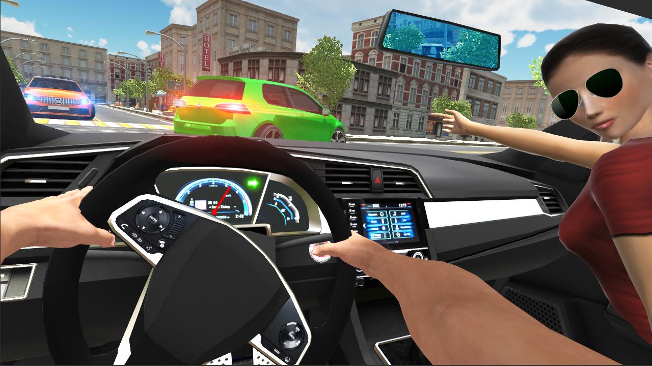 Вождение игра новые. Кар симулятор 2. Car Simulator Civic Driver. Honda Civic City car Driving. Симулятор вождения City car Driving.