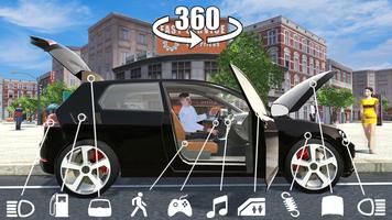 Car Simulator Golf poster