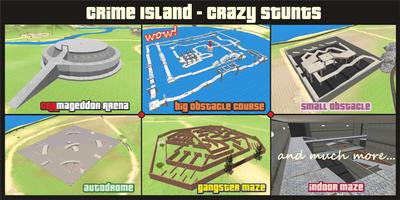 Crime Island - Crazy Stunts Affiche