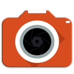 Camera Sticker Orange