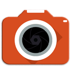 Camera Sticker Orange ไอคอน