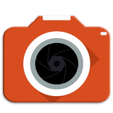 Camera Sticker Orange icône