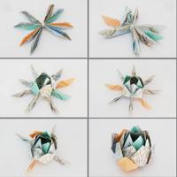 tutorial origami bunga penulis hantaran