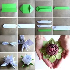 Baixar Origami flor tutoriais APK