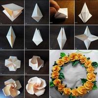 Didacticiel de fleur d'origami capture d'écran 3