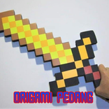 Origami Samurai Sword with Paper