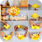 Origami 3D étape par étape icône