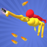 Human Stickman Gun Run 3D