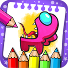 Among Us Coloring Book fun 2021 图标