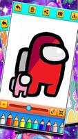 Among Us Coloring Book fun 2021 截图 1