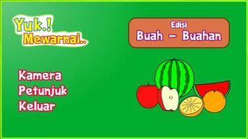 Yuk Mewarnai Buah постер