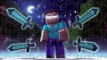 Herobrine Game Puzzle تصوير الشاشة 2