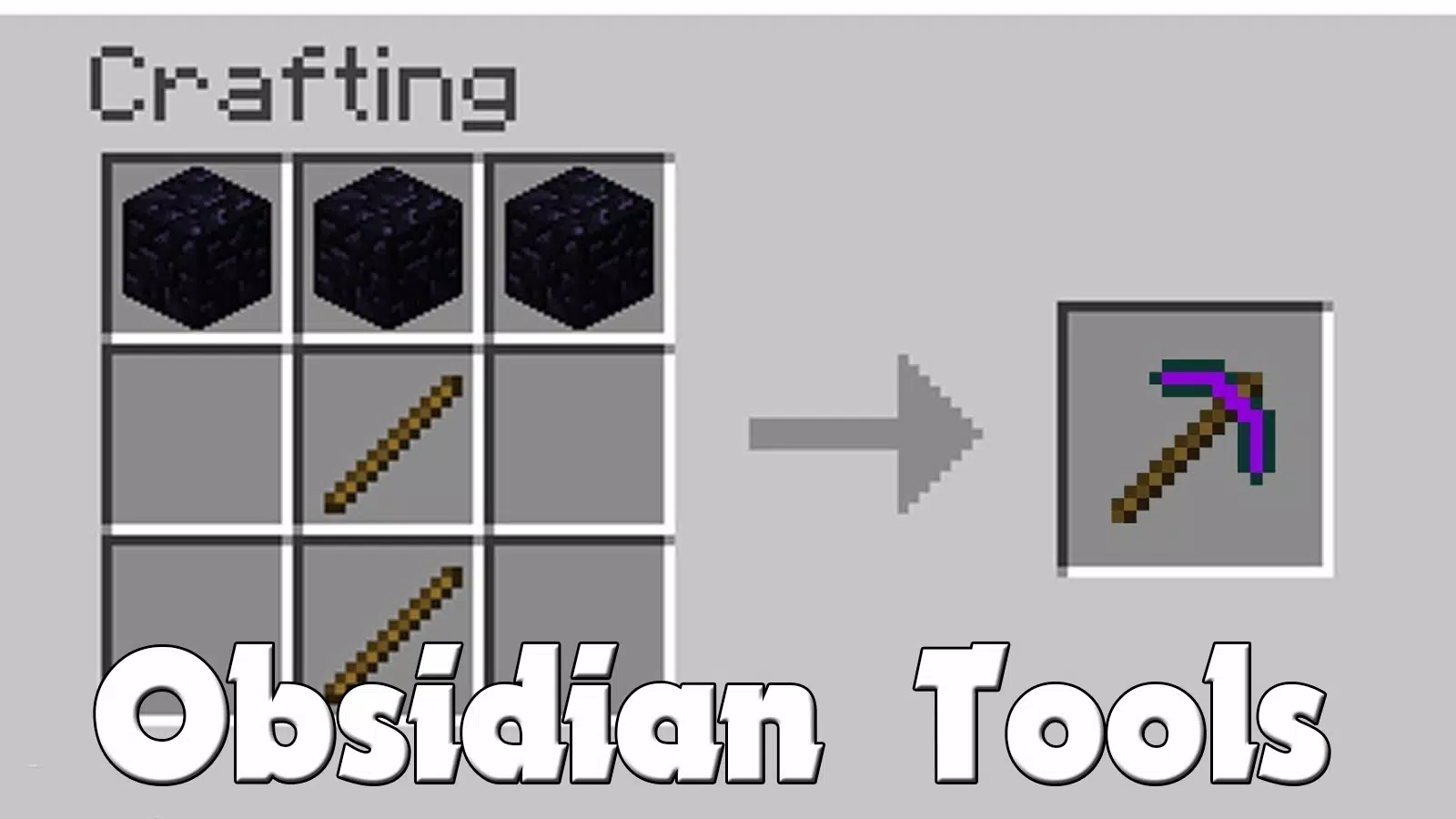 Obsidian Tools Mod For Minecraft Pe Apk For Android Download