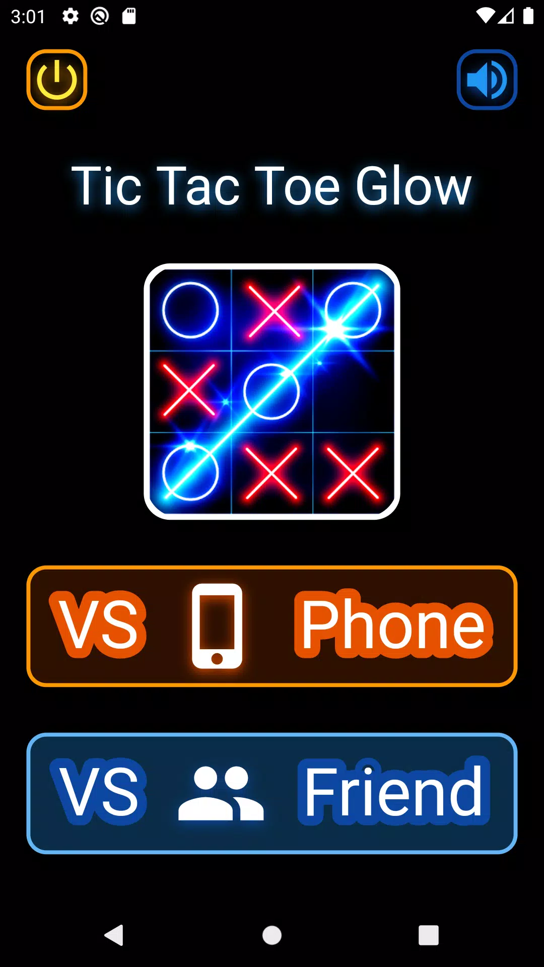 Tic Tac Toe Glow by TMSOFT::Appstore for Android