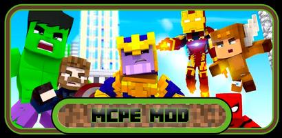 Avengers Mod Minecraft постер