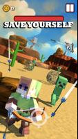 Craft Blocky Archer Affiche