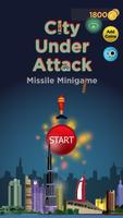 City Under Attack Missile Game Affiche