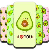 Cute Avocado Wallpaper