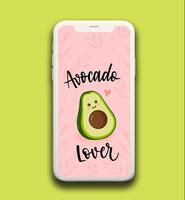 Cute Avocado Wallpaper Ekran Görüntüsü 1
