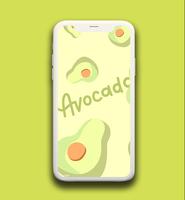 Cute Avocado Wallpaper Ekran Görüntüsü 2