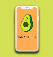 Cute Avocado Wallpaper Ekran Görüntüsü 3