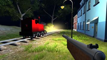 Spider Train Horror Monster Plakat