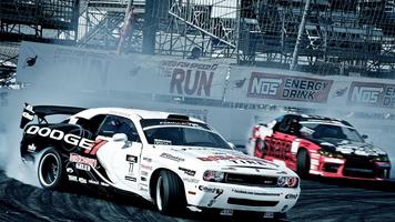 Awesome Drift Cars Wallpaper ポスター