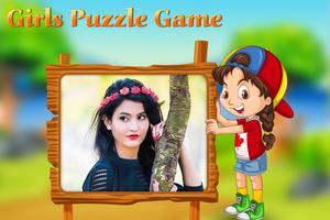 Girl Puzzle Game Affiche