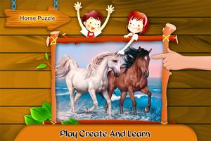 Horse Jigsaw Puzzle Game capture d'écran 1