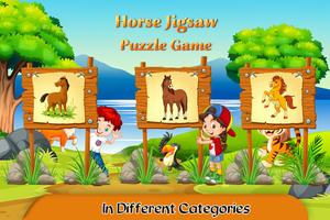 Horse Jigsaw Puzzle Game capture d'écran 2