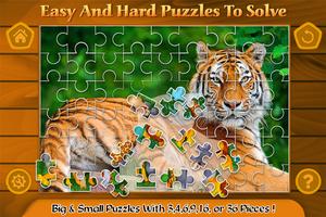 Tiger Jigsaw Puzzle Game Affiche