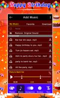 Happy Birthday Video Maker capture d'écran 3