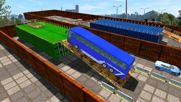 Police Bus Game Bus Parking 3D ポスター
