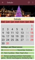 Azerbaijan Calendar 2020 اسکرین شاٹ 2