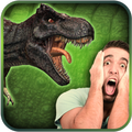 Câmera de dinossauro jurássico