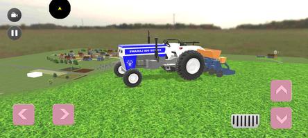 Mahindra Indian Tractor Game Cartaz