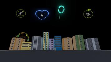 4 July Fireworks Simulator 3D imagem de tela 1