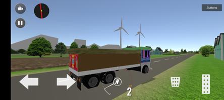 Indian Truck Simulator Game Cartaz