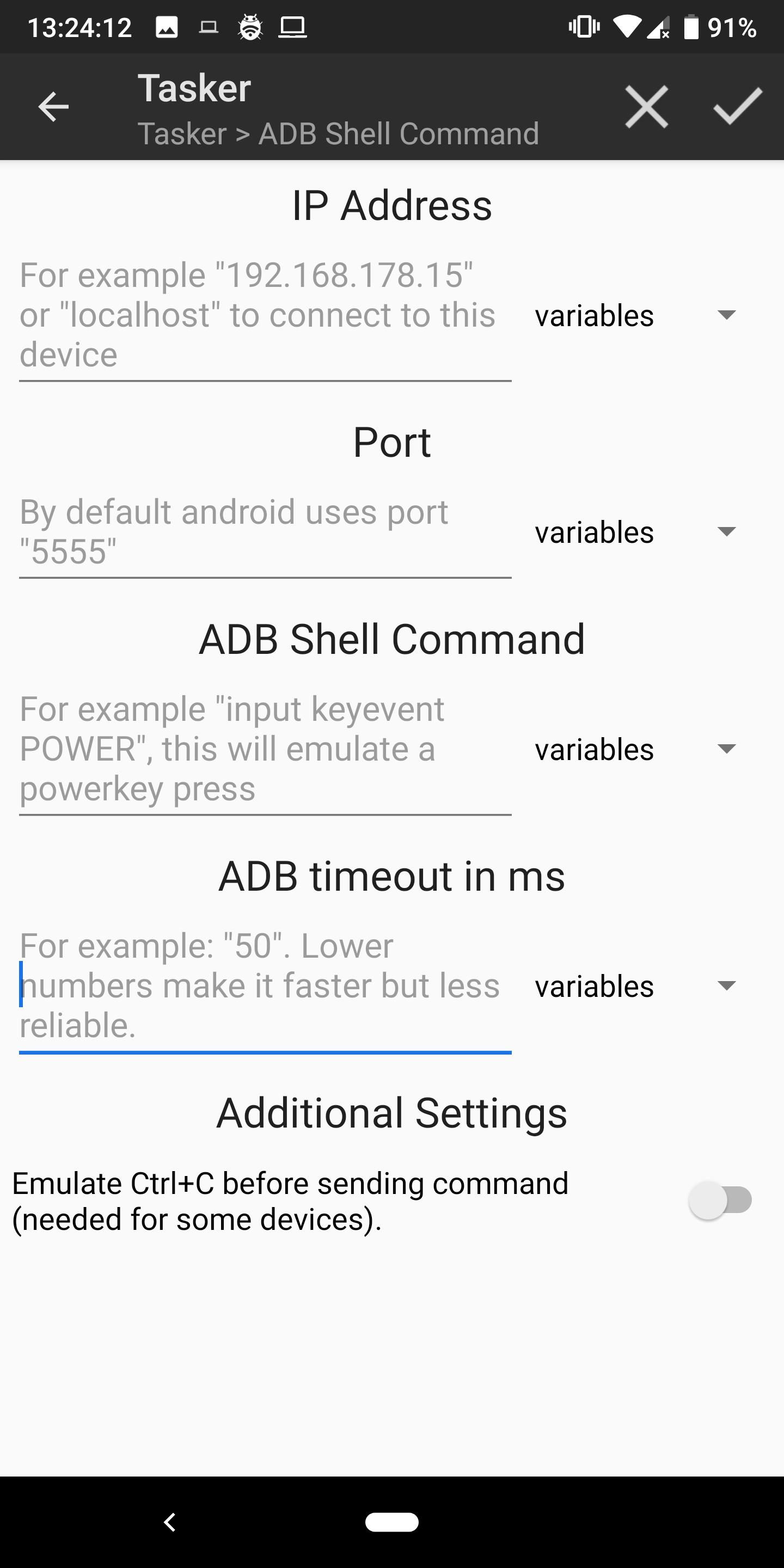 Sandet linned kurve ADB Shell [Tasker Plugin] for Android - APK Download