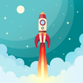 Rocket fly