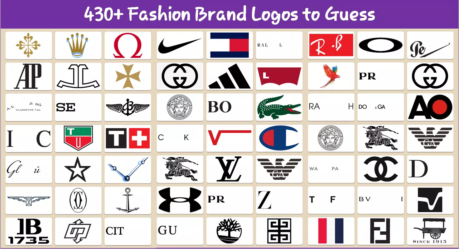 Fashion Brands Logo Quiz : Famous & Luxury Fashion APK for Android