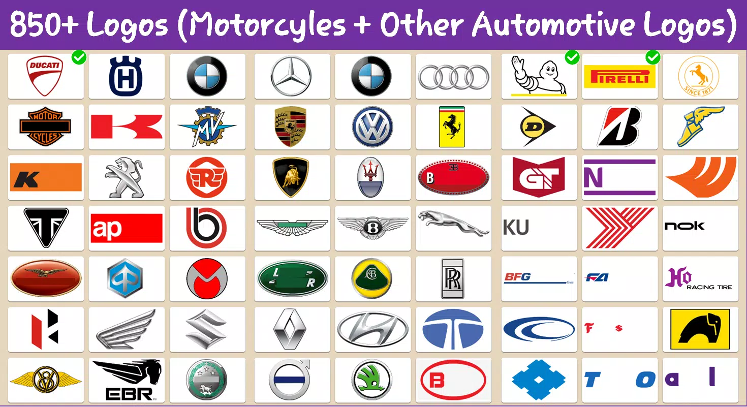 Tải xuống APK Motorcycle Logo Quiz cho Android
